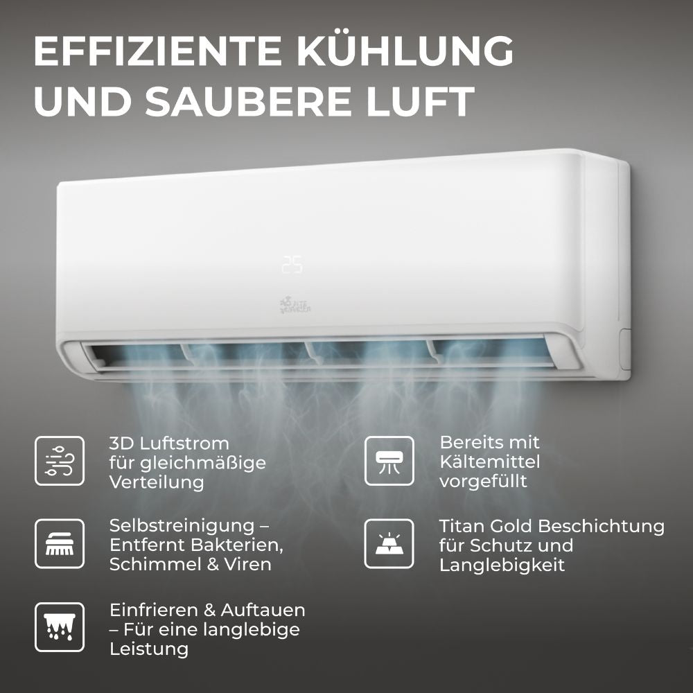 Kältebringer KBO18-R290 Split Klimaanlage 18.000 BTU Komplettset