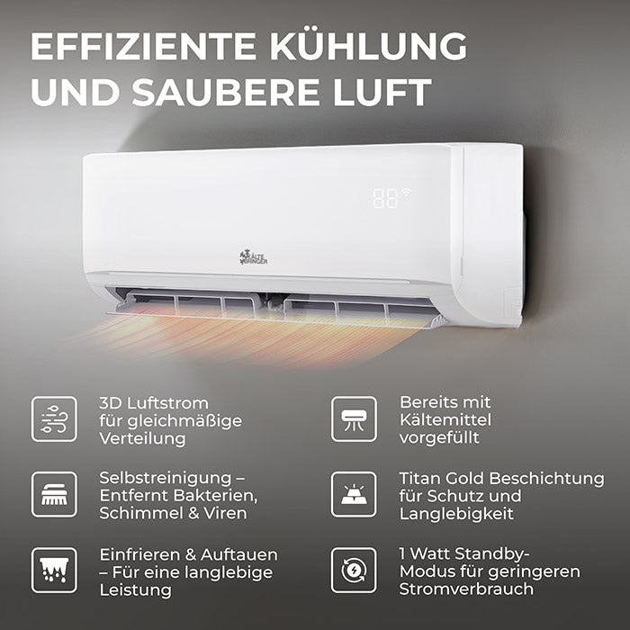 Kältebringer KB53 Split Klimaanlage 18.000 BTU Komplettset